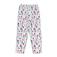 thumbnail image 5 of Goofa Tulips Flowers Printed Soft Pajama Pants for Women, Wide Leg Comfy Casual Lounge Yoga Pants-X-Large, 5 of 9