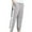 Gray, variant on WREESH Men's Sweatpants Casual Fashion Solid Lace-Up Elastic Pencil Pants Sweatpants Buttoned Breathable Fitness Sports Trousers Black