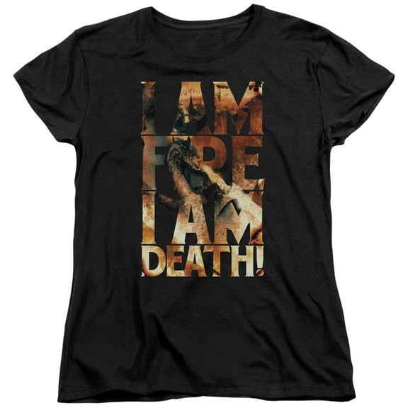 Hobbit - I Am Fire - Women's Short Sleeve Shirt - Large