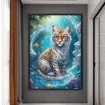 thumbnail image 3 of Hilo Algodón Bordado Punto Cruz Impreso Tigre en La Piscina 11CT 40x60cm, 3 of 9