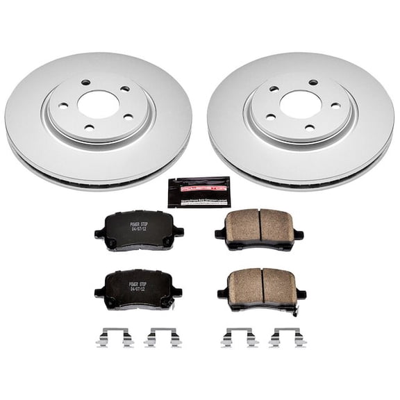Front Brake Pad and Rotor Kit - Compatible with 2005 - 2008 Pontiac G6 2006 2007