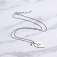 thumbnail image 4 of HOOUN Silver Broken Heart Best Friend Pendant 2 Pcs Friendship Necklace Chain Gift, 4 of 5
