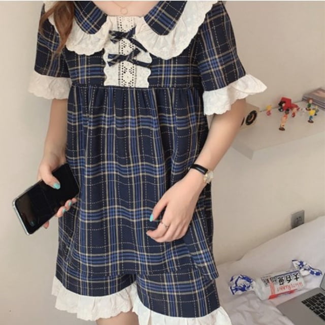 Ropa de Dormir de Verano,Conjunto de Pijama de Verano para Pijamas de Encaje Conjunto de Pijama de Verano Eficiencia óptima