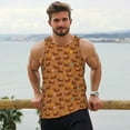 thumbnail image 6 of Fuzoiu Dachshund And Ball Print Men's Workout Tank Tops,Sleeveless Gym Shirt Quick Dry,Fitness Bodybuilding T-Shirt,Muscle Athletic Workout Tee-4X-Large, 6 of 7