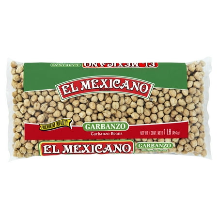 El Mexicano Garbanzo Beans, Chickpeas, 1 lb Bag