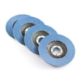 thumbnail image 3 of 1pc / 4pcs Flap Discs Discos de lijado 115 mm 4,5 pulgadas 40/60/80/120 Grit Grinding rueda de paletas for Angle Grinder abrasivo herramienta de lijado Disc, 3 of 6