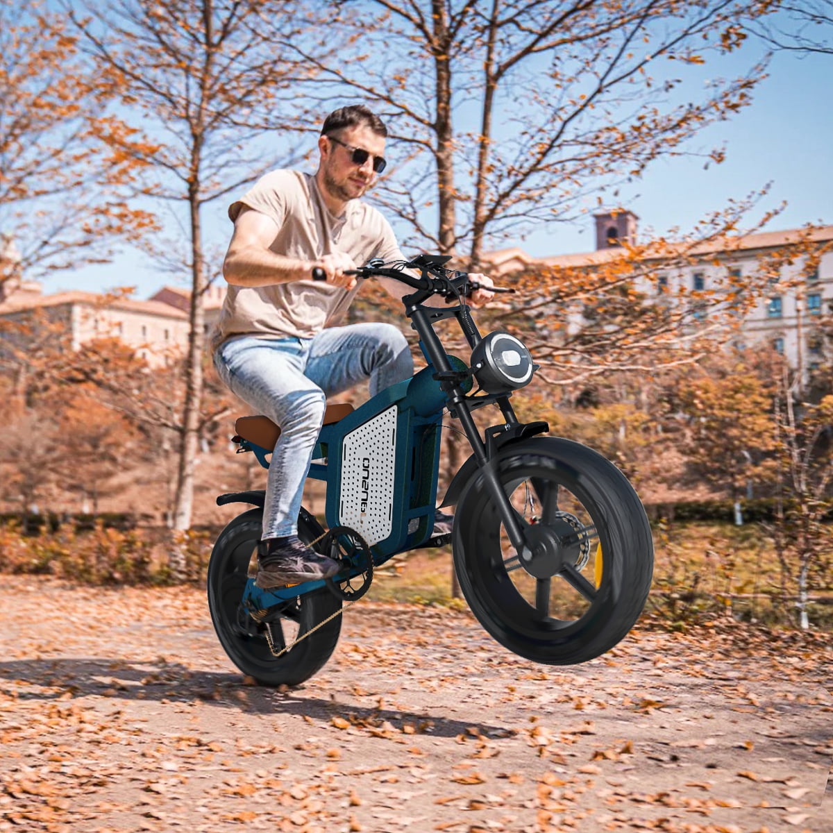 JANSNO X60 Electric Bike – 1500W Dual Motor, 48V 23Ah Battery, 20" Fat Tires, 7-Speed, Up to 80 Miles Range – Adult E-Bike
