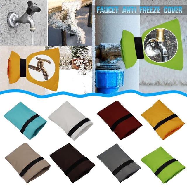 Ganfancp 1Pcs Faucet Protective Cover Winter Outdoor Water Outlet Water Insulation Antifreeze Cover Ofertas Flash Liquidación 1X Protector de Grifo
