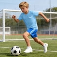 thumbnail image 5 of CAZOFW Toddler Boys Athletic Sets,Mesh,Breathable,Quick-Drying Tee Top and Basketball Shorts Set,2 Piece,Size 2-3t, 5 of 9
