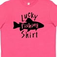 thumbnail image 4 of Inktastic Lucky Fishing Shirt Fish Youth T-Shirt, 4 of 5