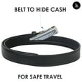 thumbnail image 6 of Leatherboss Genuine Leather Men Secure Money Belt, Black, 6 of 8