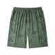 thumbnail image 1 of Pantalones Elásticos de Cintura de Hielo de Seda Suelta de Cinco Cuartos de Pantalones Cortos, Pantalones Deportivos Transpirables para Hombres con Bolsillos Laterales, Poliéster de Lavado a Máquina, 1 of 9
