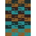 thumbnail image 1 of Ahgly Company Indoor Rectangle Patterned Sea Green Novelty Area Rugs, 5' x 8', 1 of 6