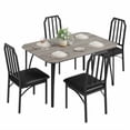 thumbnail image 2 of Kitchen Table with Chairs, 1 Table + 2 Chairs, Vintage, 2 of 9