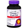 Natrol Omega-3 Fish Oil Softgels, Lemon, 1000 Mg, 90 Ct
