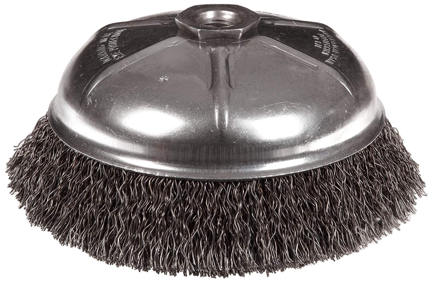 Weiler WEI36037 Vortex Pro Wire Cup Brush, Threaded Hole