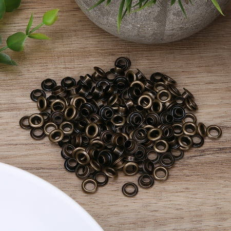 

Eyelet Metal Eyelet Double Side Eyelet 100pcs 5mm Brass Double Sided Eyelets Rivets Grommet For Belt Shoes Bag Leather CraftBronze