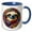 Blue/White, variant on 3drose, Colorful Pop Art of a Sloth, 11oz Mug