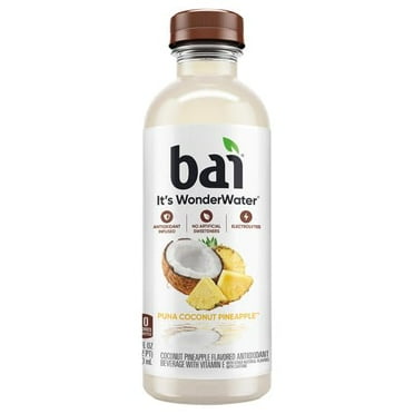 2X - Bai Cocofusions Puna Coconut Pineapple, Antioxidant Infused Beverage, 18 Fl Oz