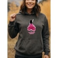thumbnail image 2 of Casual Breast Cancer Awareness Hoodie for Men and Women, Unisex Pullover Hooded Sweatshirt, Comfortable Cotton Poly Blend, Support and Awareness Casual Outfit, 2 of 5