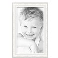 thumbnail image 2 of ArtToFrames 16" x 27" Majestic White Picture Frame, 16x27 inch Silver Wood Poster Frame (WOM-5198),  Pack, 2 of 7
