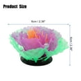 thumbnail image 2 of Unique Bargains Aquarium Simulation Coral Aquatic Plant Silicone Fluorescent Coral Glow Ornaments Fish Tank Purple, 2 of 6