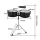 thumbnail image 3 of Juego de Timbales RedSky con Campana y Soporte - Incluye Tambores de 13" y 14", Campana de Acero y Base Ajustable, Ideal para Músicos y Bandas., 3 of 7