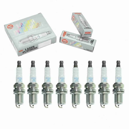 8 pc NGK 6458 Laser Platinum Spark Plugs for 101 000 063 AA 3142 7344 7426 F6DPOR F6KPP332S F7DPP332 FR6DPP332 FR6DPP332S FR7DPP33 FR7KPP33 PK20PR-L11 Ignition Wire Secondary