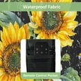 thumbnail image 4 of Outdoor TV Cover 40 to 43 Inches, Sunflowers Vintage Floral Bee Farmhouse Black Buffalo Plaid Waterproof TV Cover with Remote Control Pocket, Flat Screen TV Cover Protector for Outside TV, 4 of 6