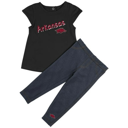 Arkansas Girl - Arkansas Razorback Girls' Tee Shirt and Jeggings Set