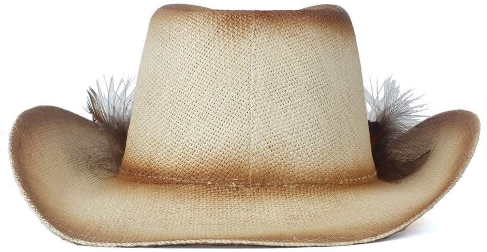 Casual Peacock Feather Hollow Western 