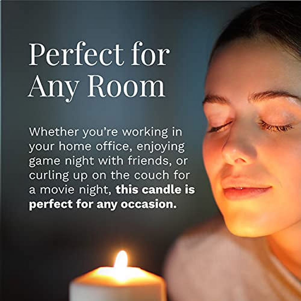 CANDLE LITE Scented Candle Jar,  18-oz.,  Fresh Lavender Breeze Wax 3297404