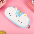thumbnail image 2 of Unicorn Large Capacity Zipper Pen Pouch - Blue Pen Pouch, 2 of 8
