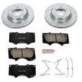 thumbnail image 3 of PowerStop Front Z23 Evolution Sport Carbon-Fiber Ceramic Brake Pad and Drilled & Slotted Rotor Kit Fits: LEXUS TOYOTA Select Models K5873, 3 of 10