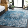 thumbnail image 3 of SAFAVIEH Barbados Paolo Traditional Indoor/Outdoor Area Rug, Blue/Ivory, 8' x 10'5", 3 of 12