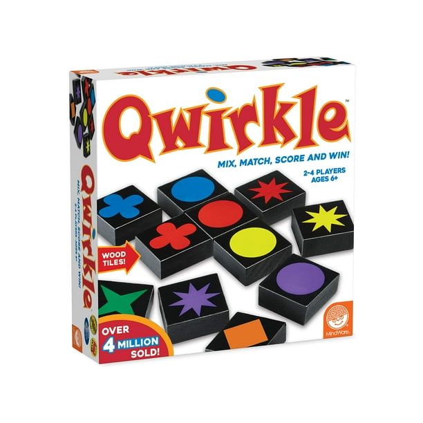Mindware de Asmodee | Edición Qwirkle del Reino Unido (nueva) | Juego de mesa | Edades 5+ | 2-4 jugadores | 45 minutos de tiempo de reproducción
