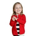 thumbnail image 7 of SILVERCELL Toddler Girls Boys Knit Cardigan Sweaters School Uniforms Button Solid Carfigan Kids Basic Sweater 12M-7T, 7 of 7