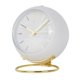 thumbnail image 1 of Reloj despertador blanco de lujo nórdico, reloj de cuarzo de escritorio electrónico, escritorio sencillo para niños, mesita de noche, reloj de mesa silencioso para estudiantes JM, 1 of 5