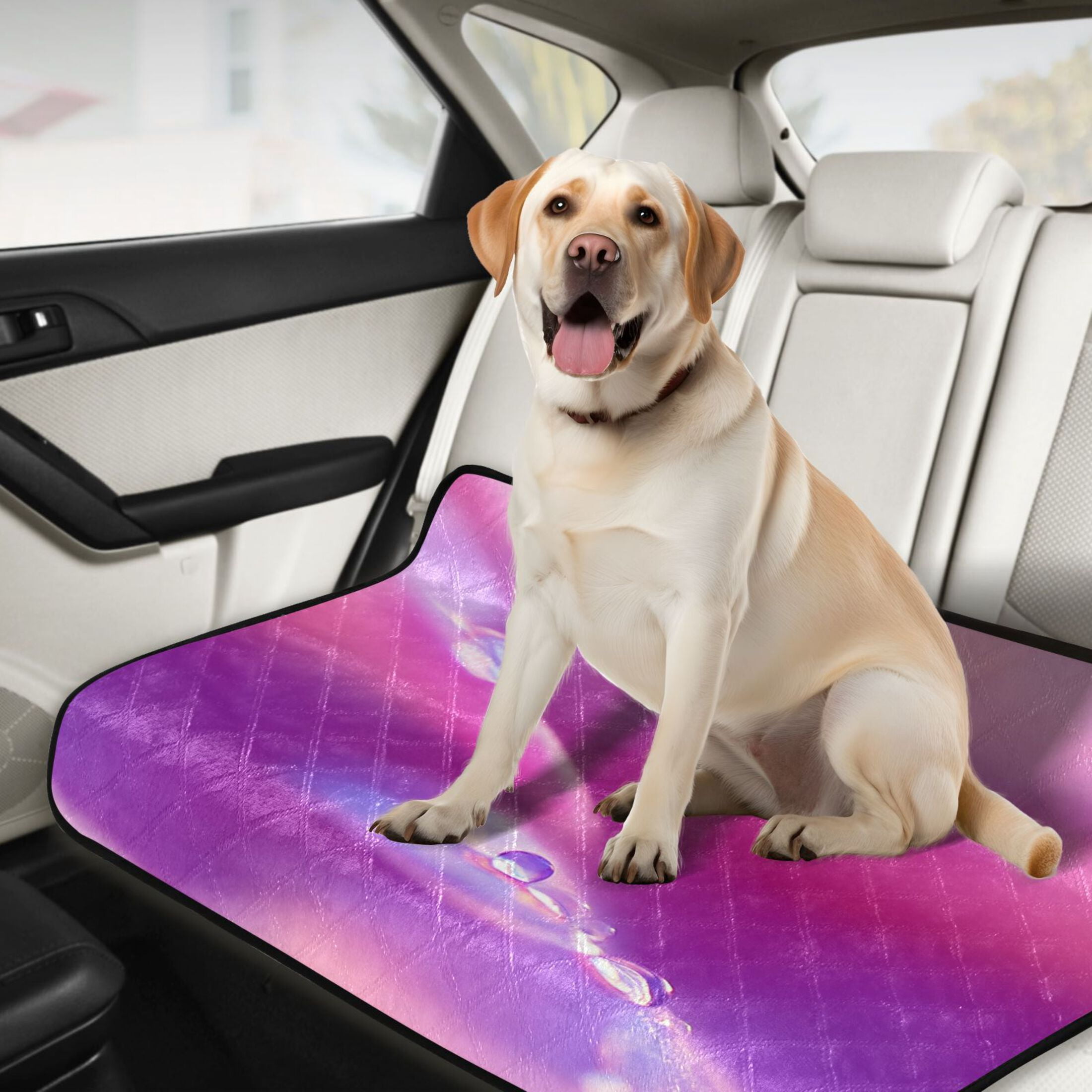 Washable Pet Pee Pads with Super Absorbent Reusable Training Pads for Dogs & Cats Pink Petal