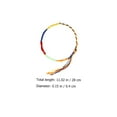 thumbnail image 2 of 10PCS Multicolored Rope Lover Bracelet Hand-woven Five-colored Rope Hand Chain, 2 of 8