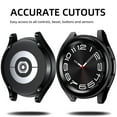 thumbnail image 3 of Elegant Choise For Samsung Galaxy Watch 6 Classic 40/44mm/43mm/47mm Plating Case Hard PC Cover, 3 of 13
