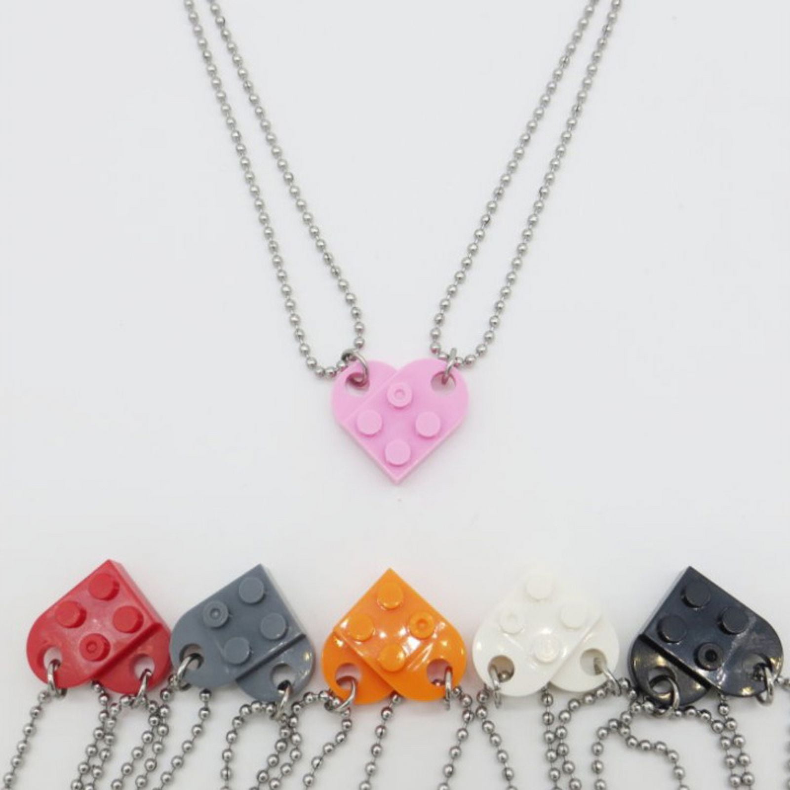 Lego heart necklace walmart deals