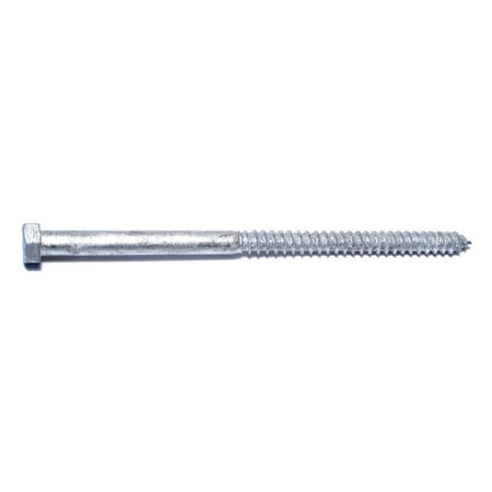 

3/8 x 7 Hot Dip Galvanized Steel Hex Head Lag Screws HLSHS-447 (50 pcs.)