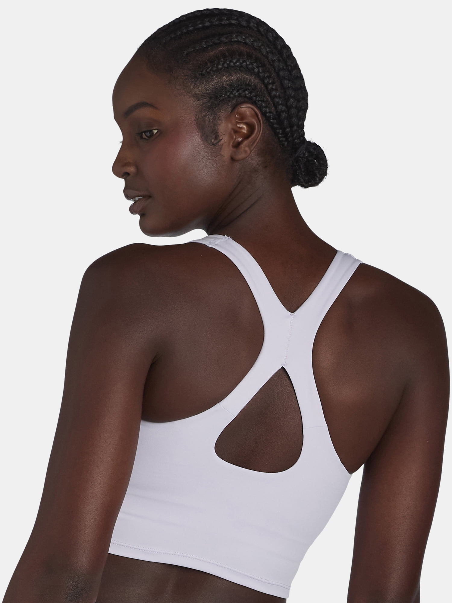 Avia Square Neck Sports Bra for Women, Medium Support, S-3XL