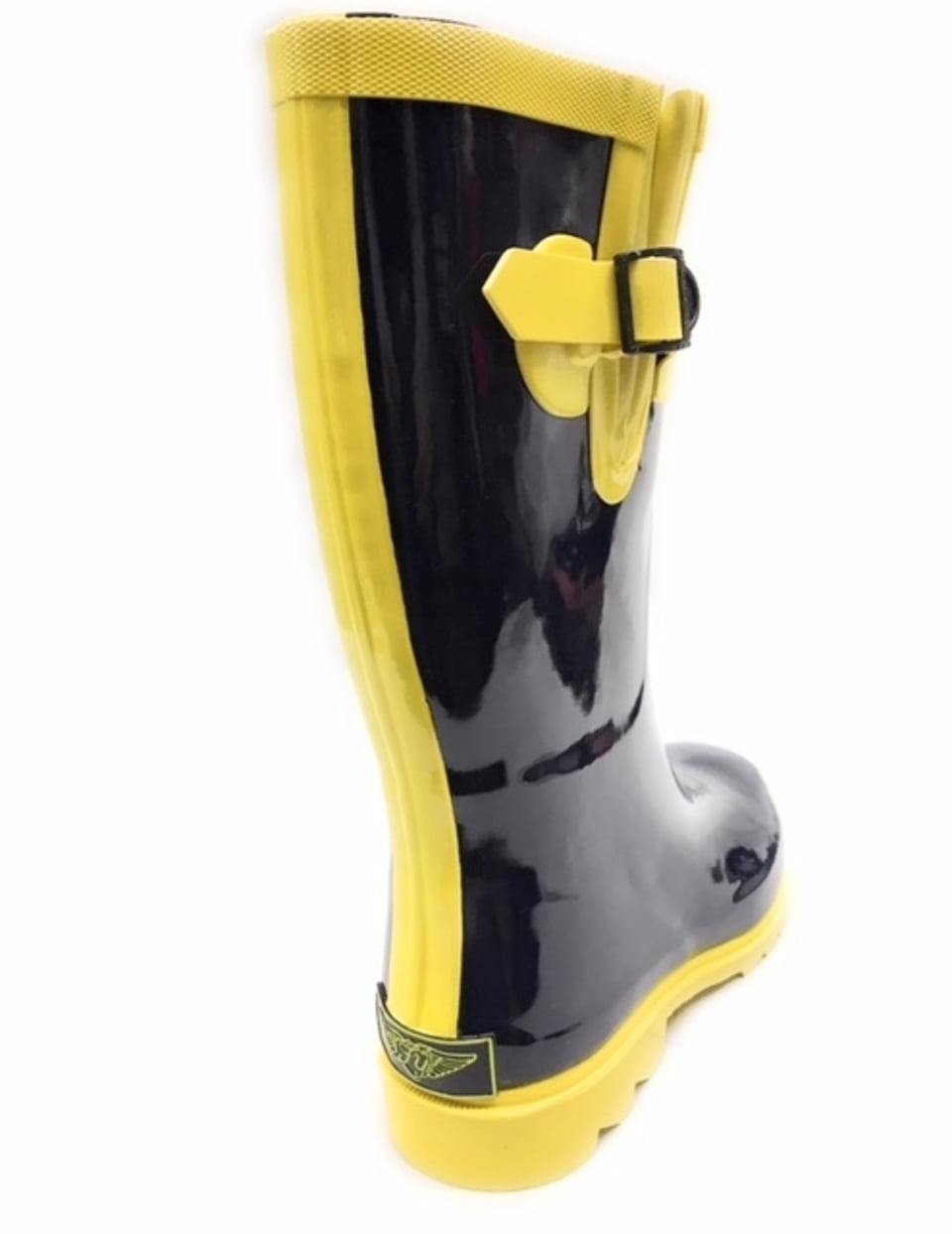 Forever Young Women's Plaid Print Rain Boots