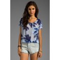 thumbnail image 1 of PJK PATTERSON J. KINCAID Sugar Palm MEYER Blouse BLUE Shirt ( M ), 1 of 2