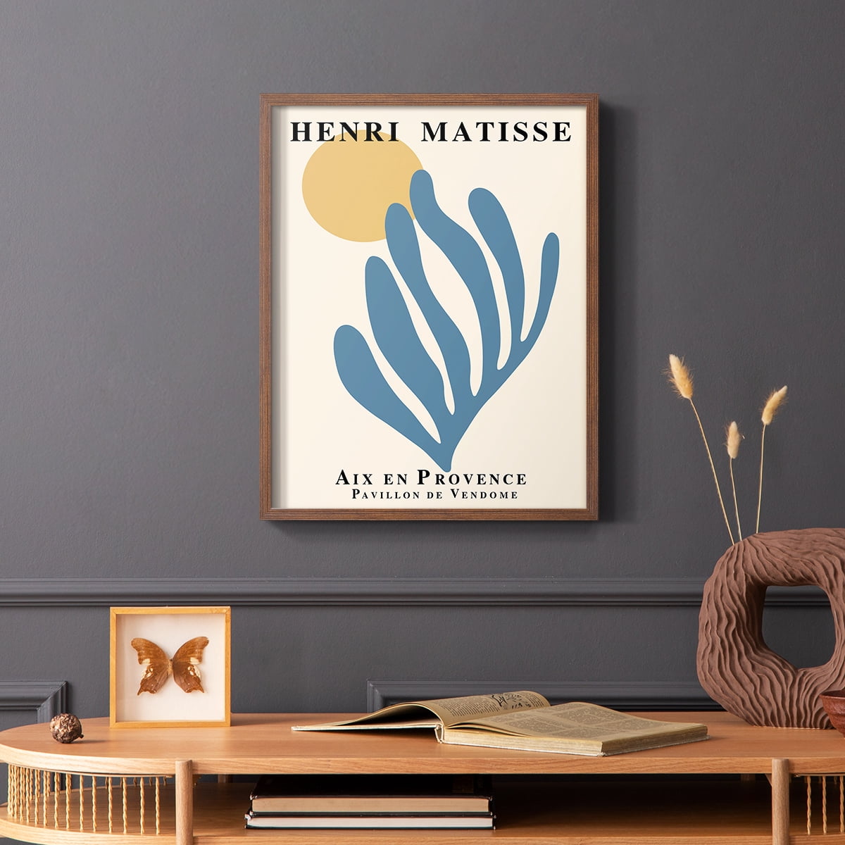 Matisse XCI Framed Print - Solid Wood
