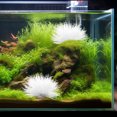 thumbnail image 1 of WRITWAA Realistic Design Simulated Water Plant Fish Tank Landscaping White Plastic 1 Piece, 1 of 7