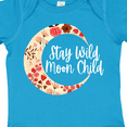 thumbnail image 4 of Inktastic Baby Stay Wild Moon Child Crescent Moon with Flowers Girls Baby Bodysuit, 4 of 5
