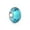 Aqua, variant on Womens Translucent Murano Faceted Glass Charm Bead with Sterling Silver Core